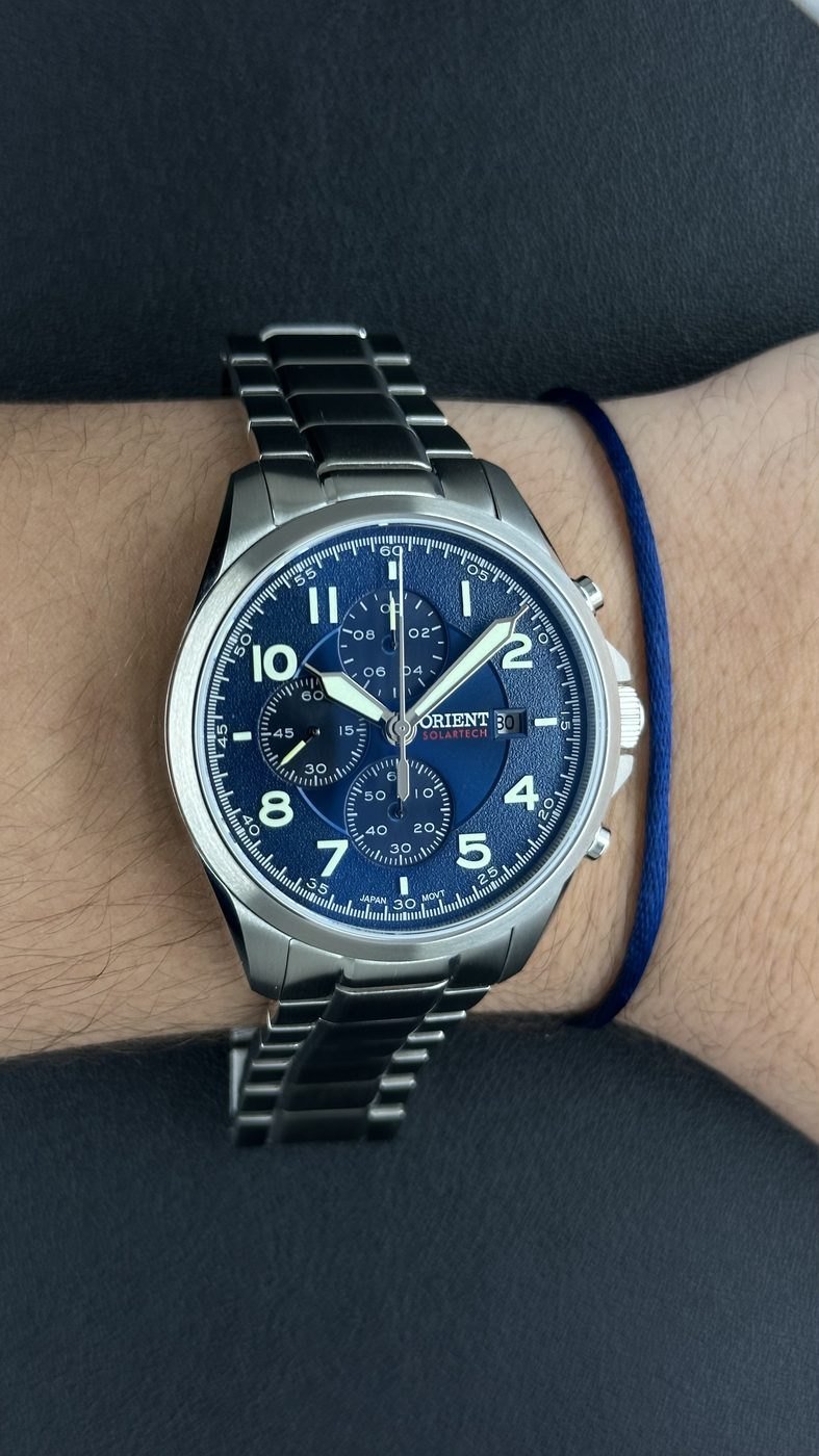 Orient Solartech Elite Land Solar Azul