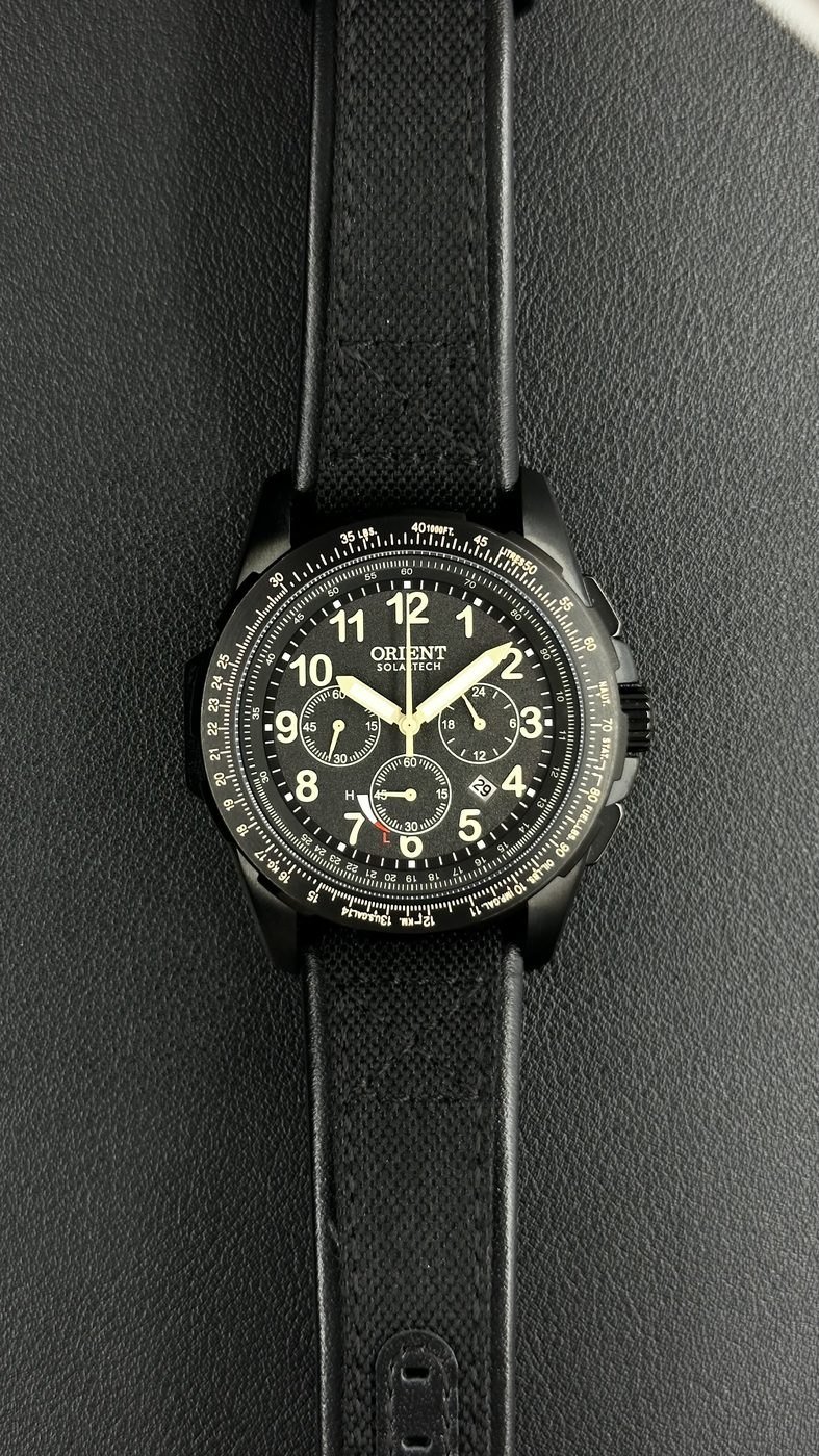 Orient Solartech Elite Air Solar All Black