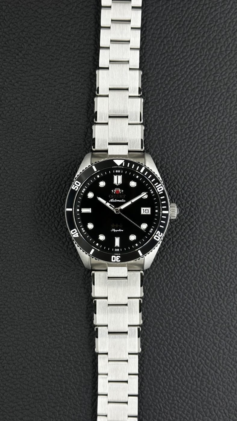 Orient Sport Sea 39mm 3 Estrelas Automático Preto