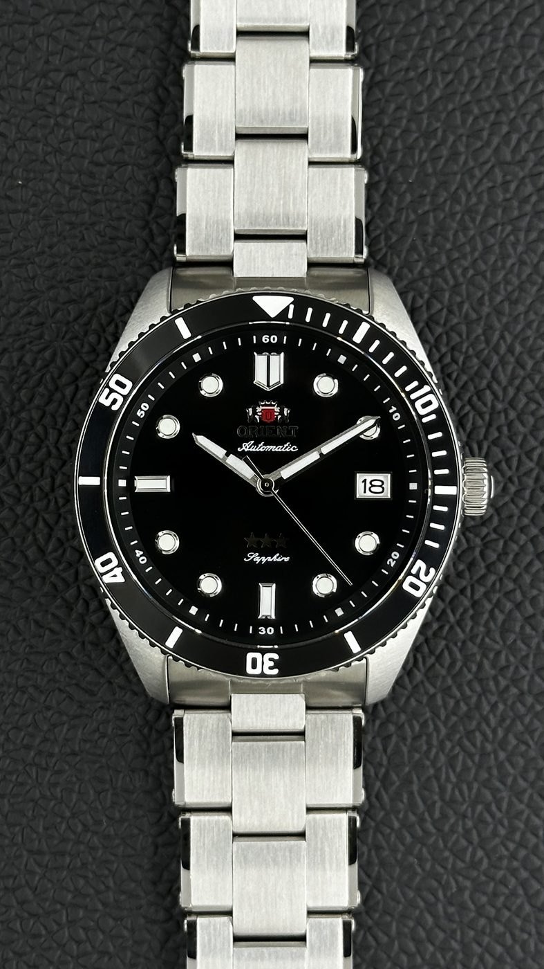 Orient Sport Sea 39mm 3 Estrelas Automático Preto
