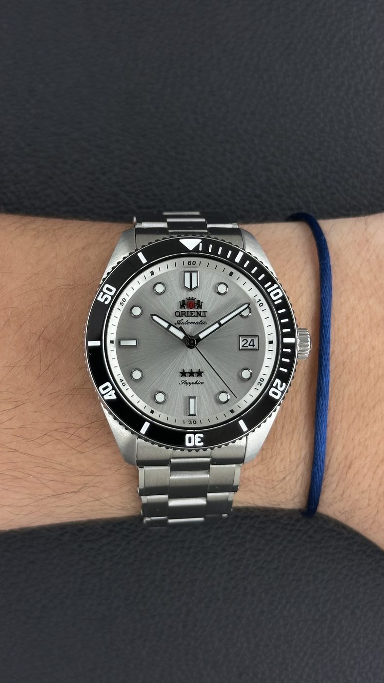 Orient Sport Sea 39mm 3 Estrelas Automático Branco