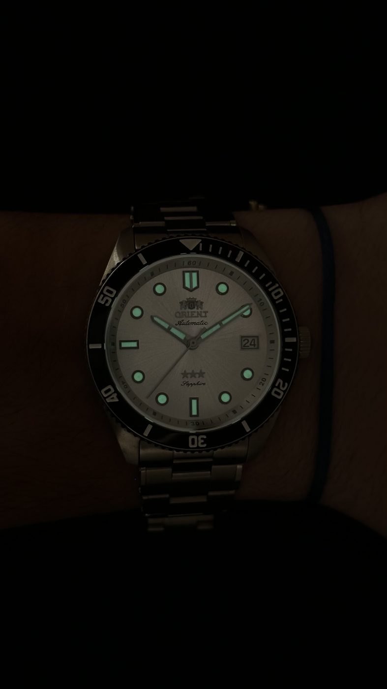 Orient Sport Sea 39mm 3 Estrelas Automático Branco