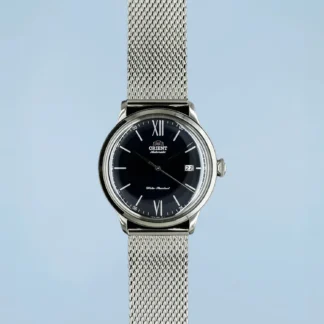 Relógio Orient Bambino V6 Automático Azul Couro