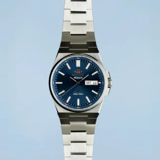 Relógio Orient Elegance 3 Estrelas Automático Azul Bracelete Integrado