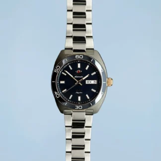 Relógio Orient Elegance 3 Estrelas Automático Azul Petróleo Aço