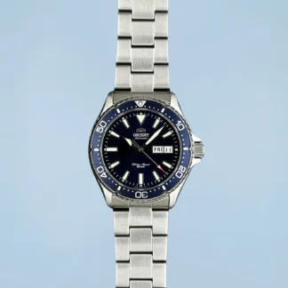 Relógio Orient Kamasu Mako III Automático Diver Azul Aço Safira 200m