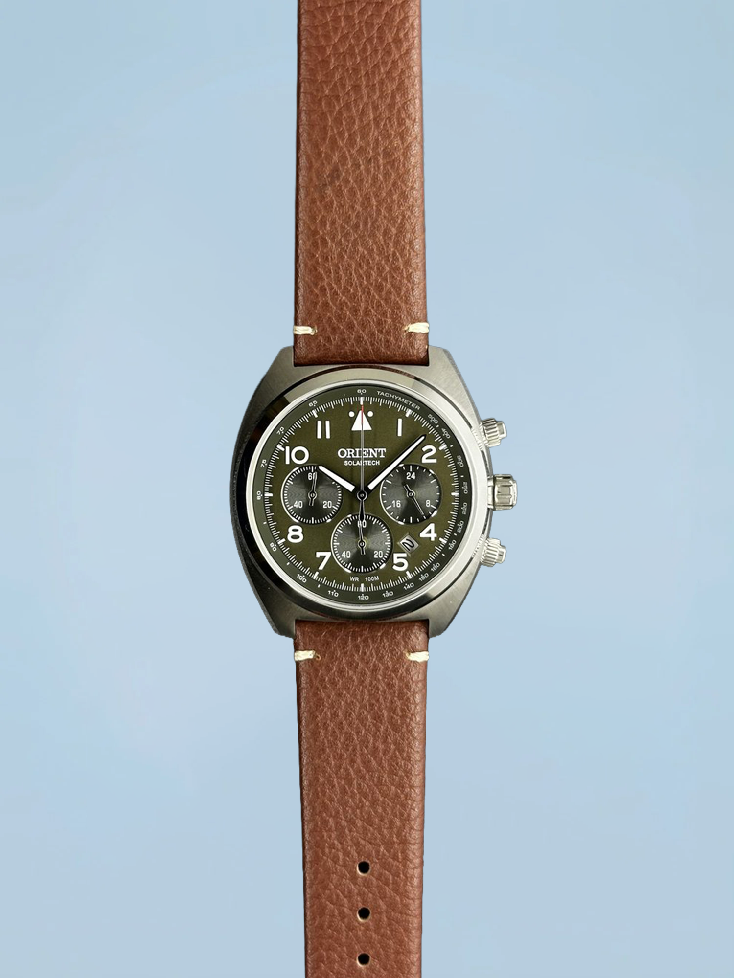 Orient Solartech Elite Air Solar Verde Couro