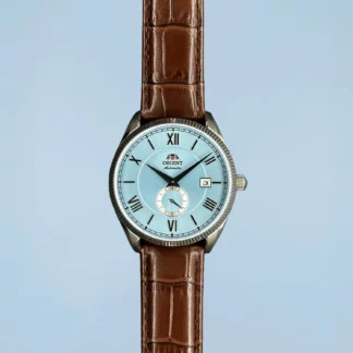 Relógio Orient Special Calibers Automático Azul Couro