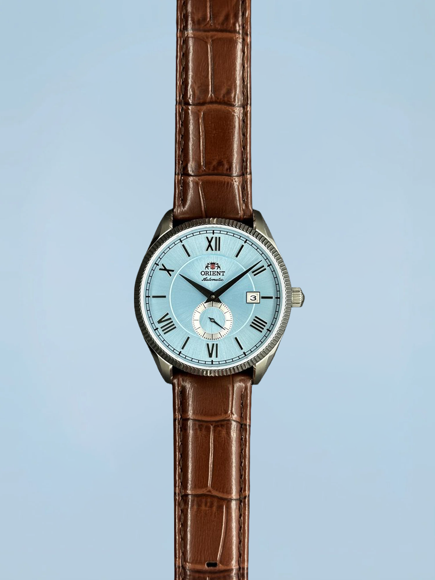 Orient Special Calibers Automático Azul Couro