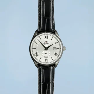Relógio Orient Special Calibers Automático Branco Couro