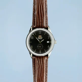 Relógio Orient Special Calibers Preto e Dourado Couro