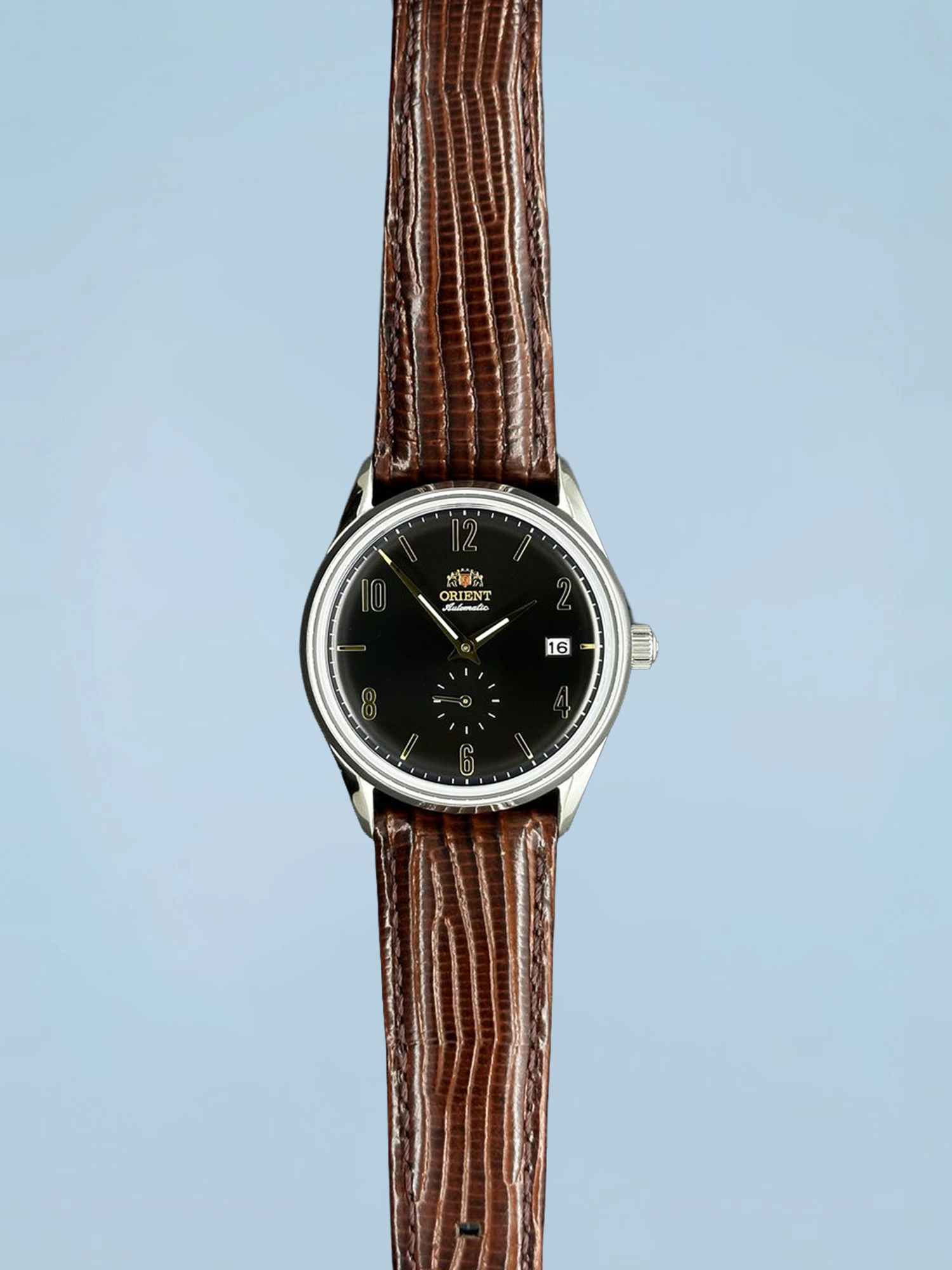 Orient Special Calibers Preto e Dourado Couro