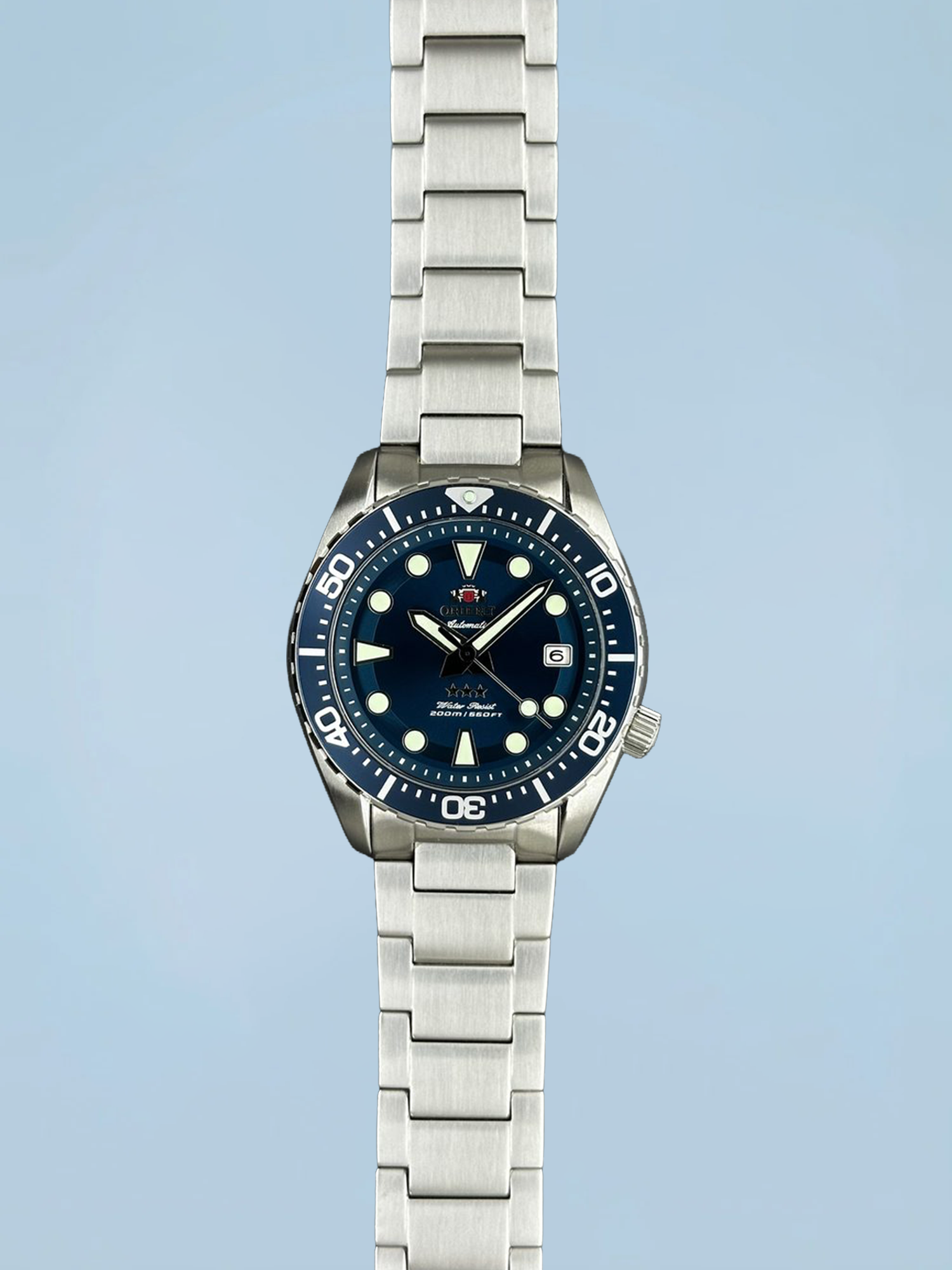 Orient Sport Sea Diver ISO 3 Estrelas Automático Azul