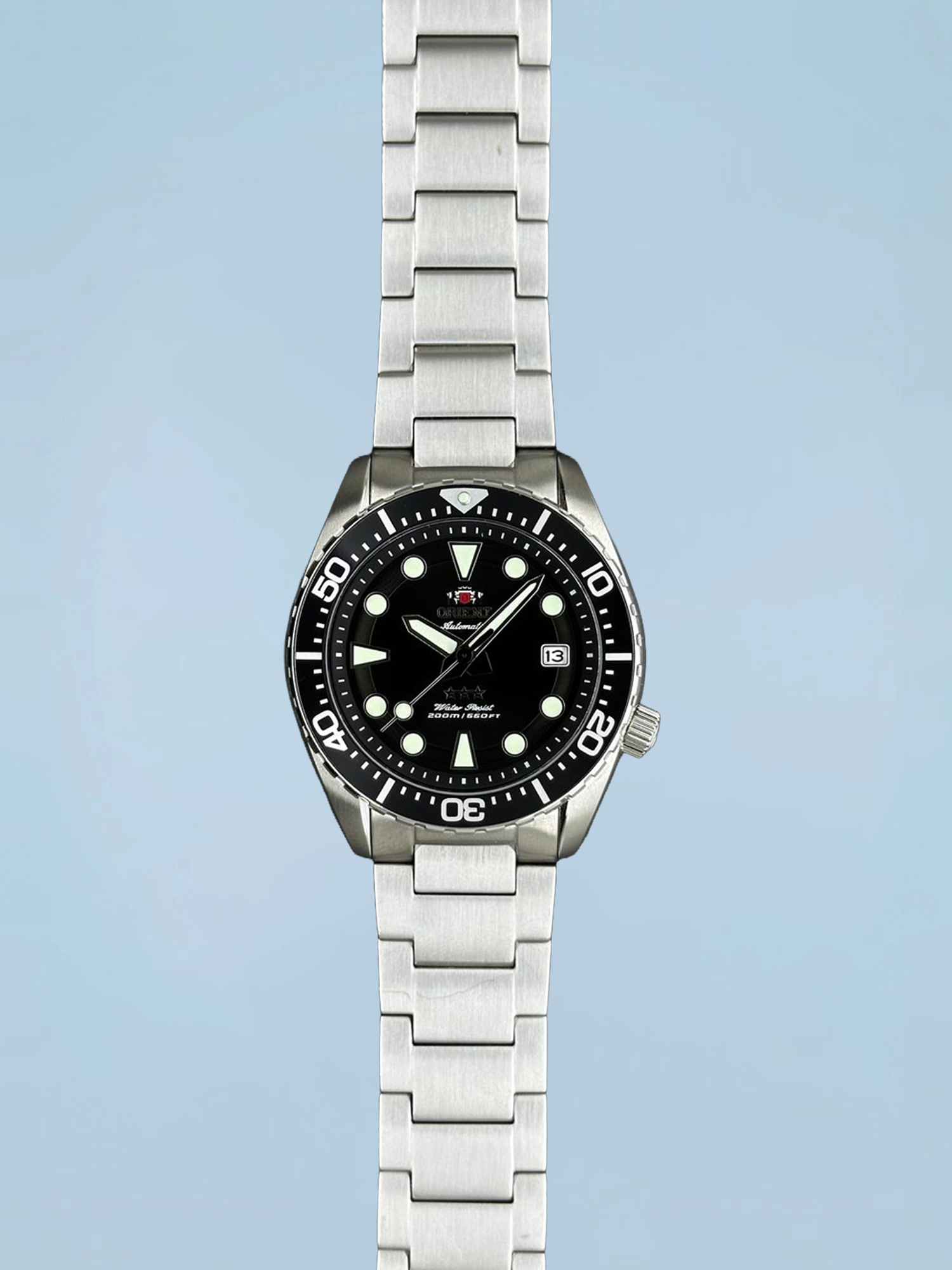 Orient Sport Sea Diver ISO 3 Estrelas Automático Preto
