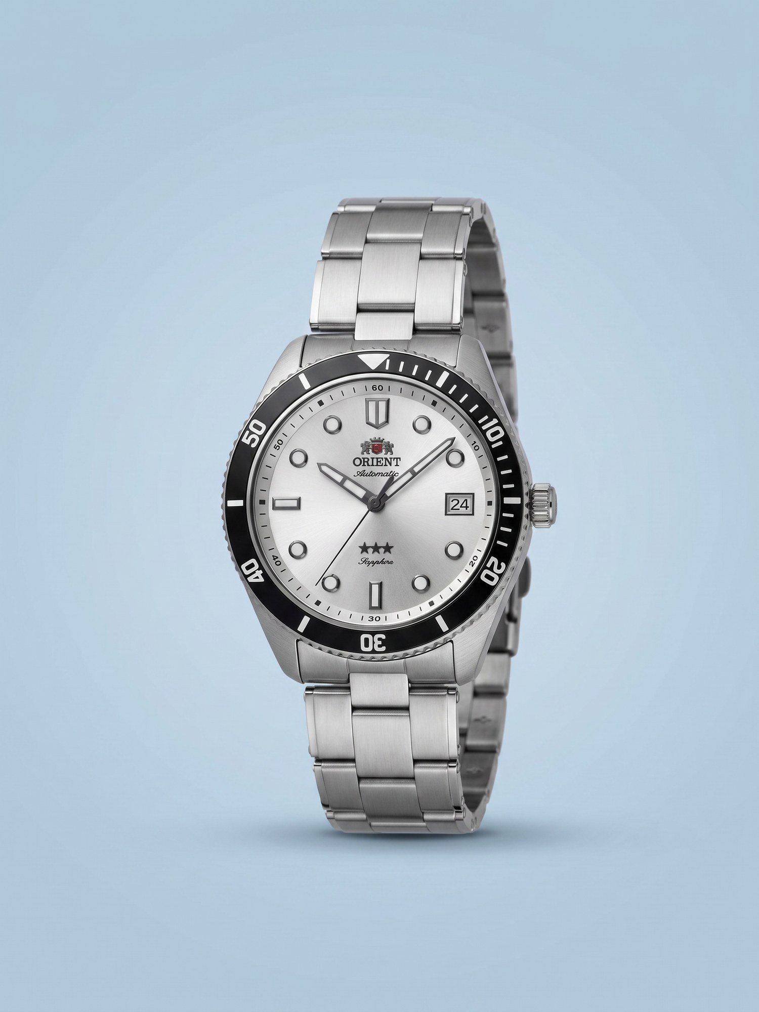Orient Sport Sea 39mm 3 Estrelas Automático Branco