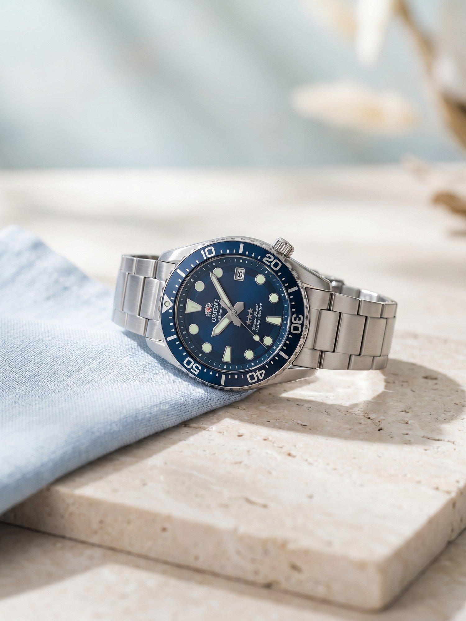Orient Sport Sea Diver ISO 3 Estrelas Automático Azul