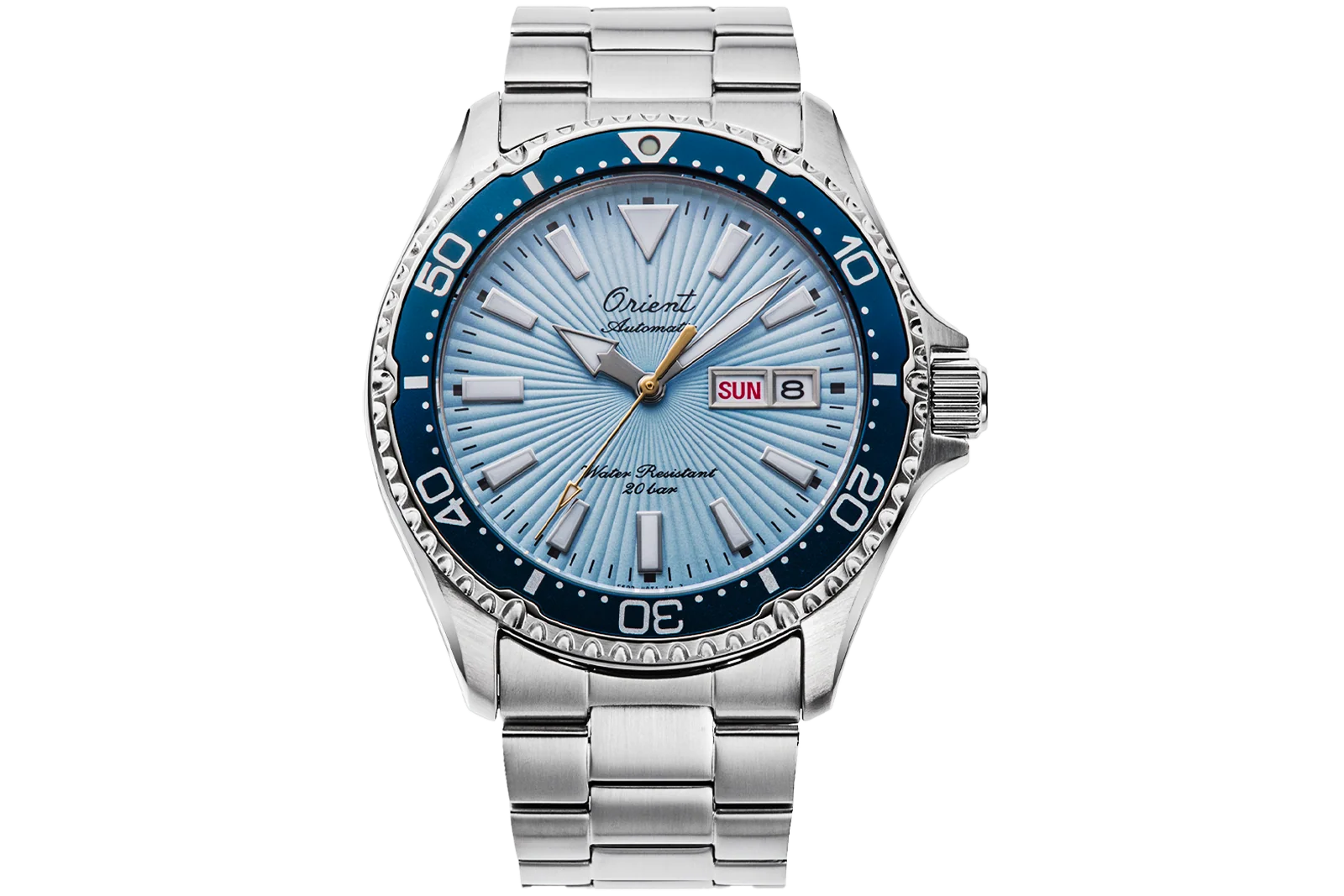 Orient Mako 75th Anniversary Automático Diver Azul Safira 200m — Edição Limitada
