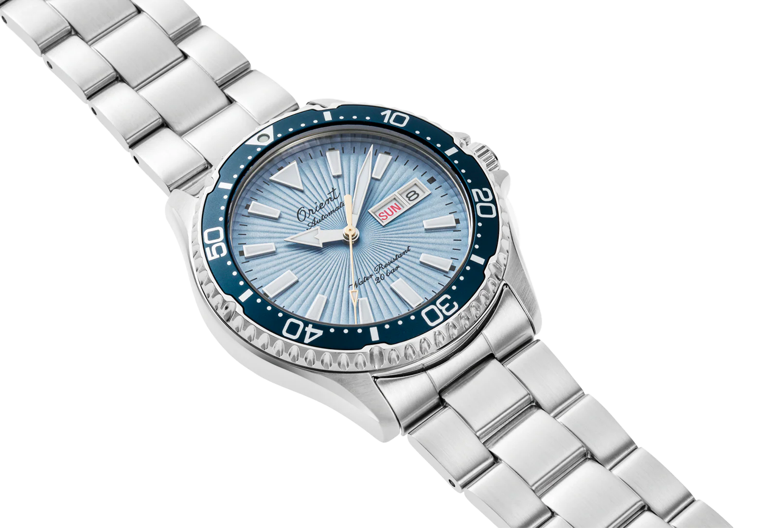 Orient Mako 75th Anniversary Automático Diver Azul Safira 200m — Edição Limitada