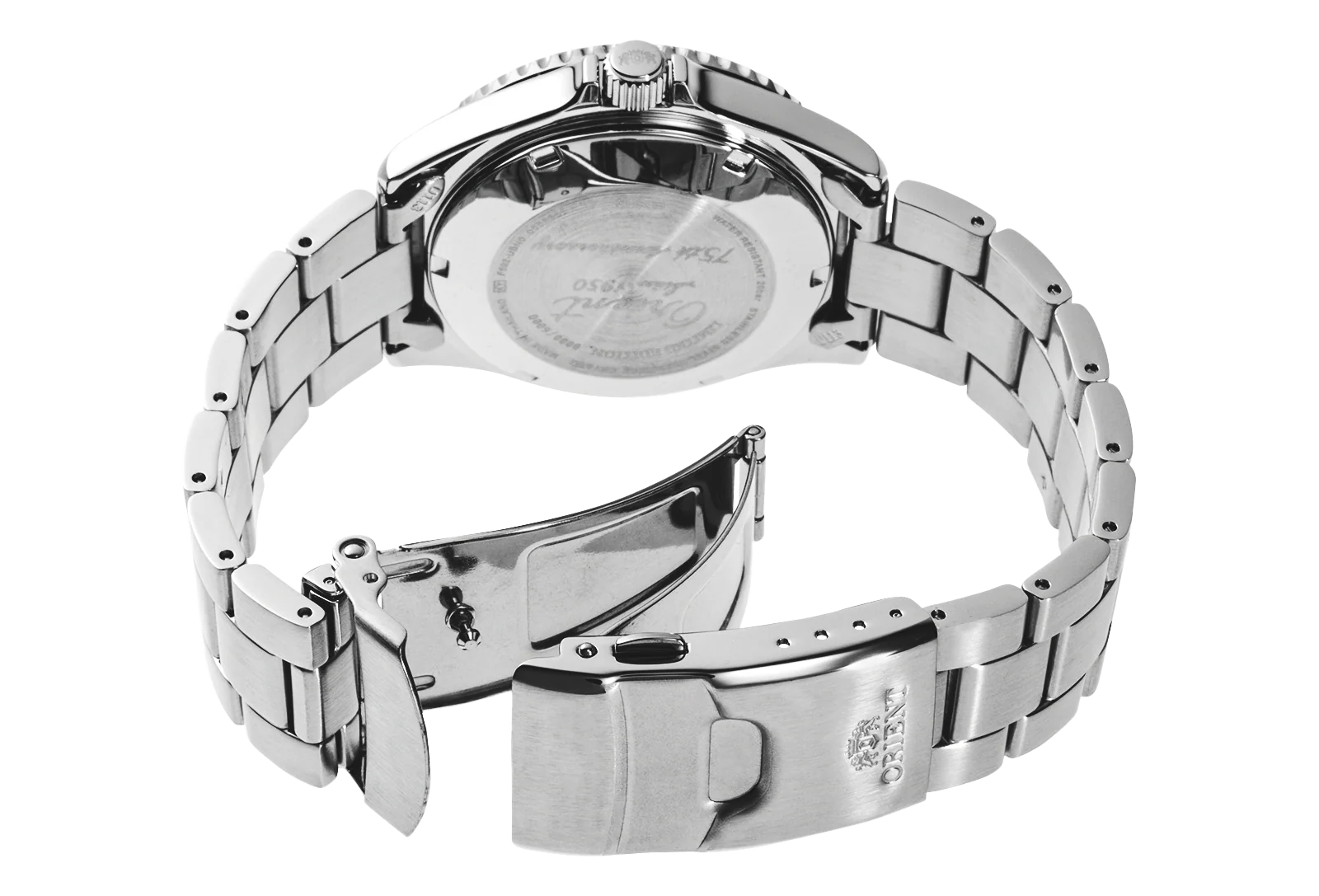 Orient Mako 75th Anniversary Automático Diver Azul Safira 200m — Edição Limitada