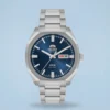 Orient 3 Estrelas Automático Azul Calendário Duplo