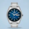 Orient 3 Estrelas Automático Azul Calendário Duplo