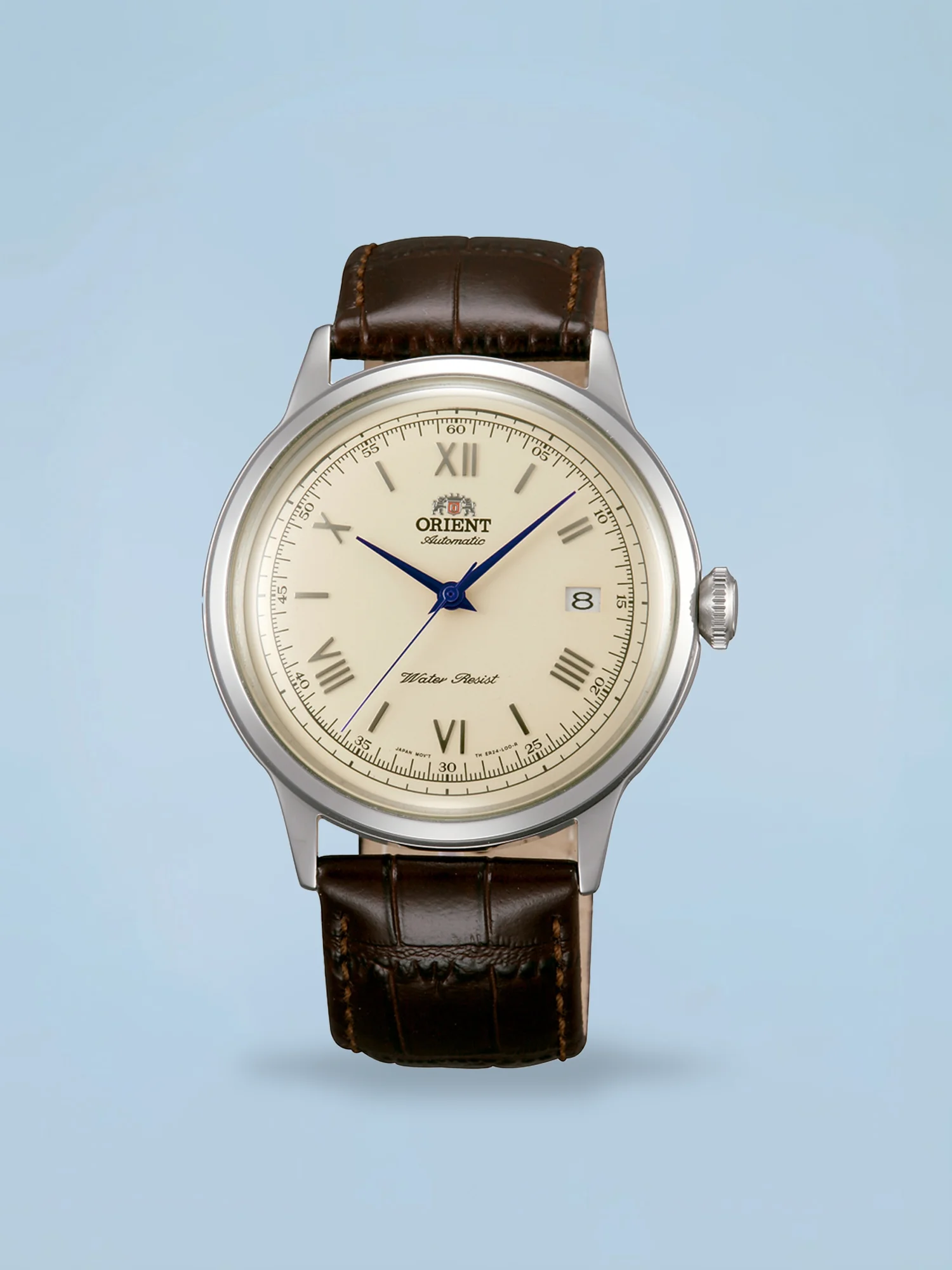 Orient Bambino Classic V2 Automático Bege Couro