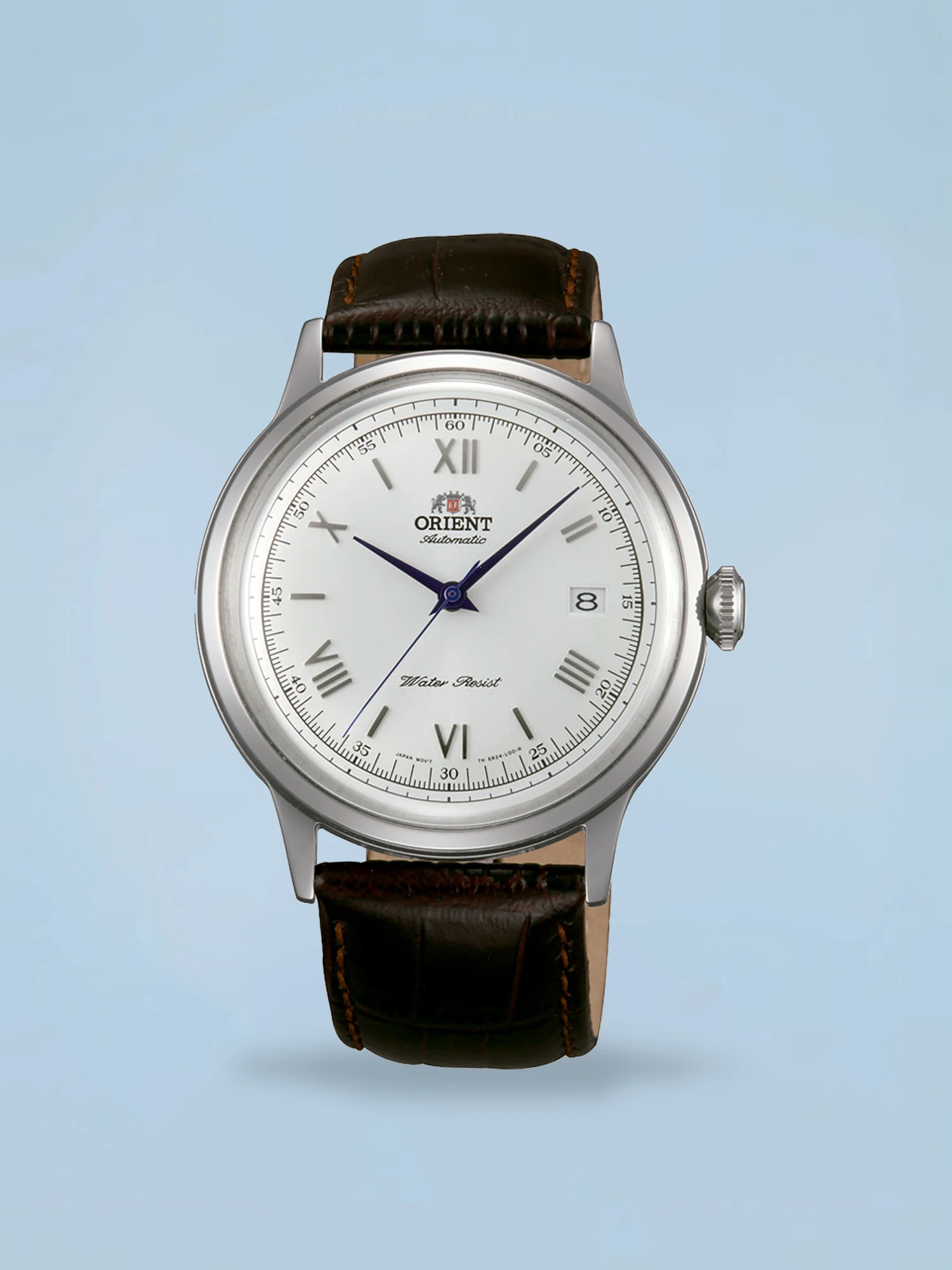 Orient Bambino Classic V2 Automático Branco Couro