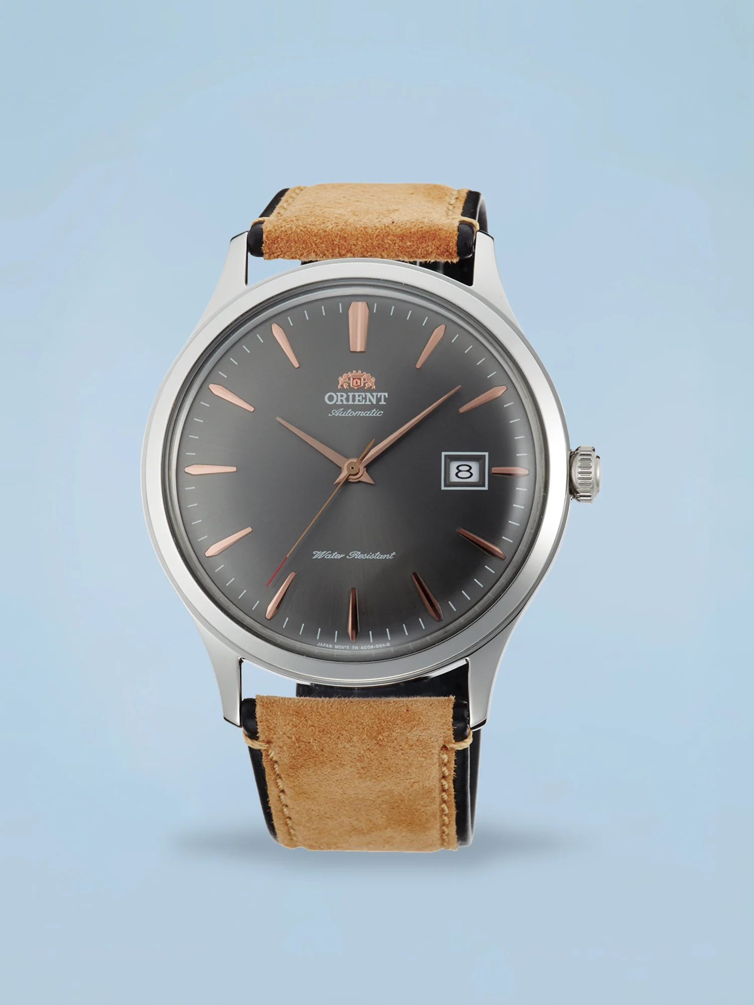 Relógio Orient Bambino V4 Automático Cinza Aço
