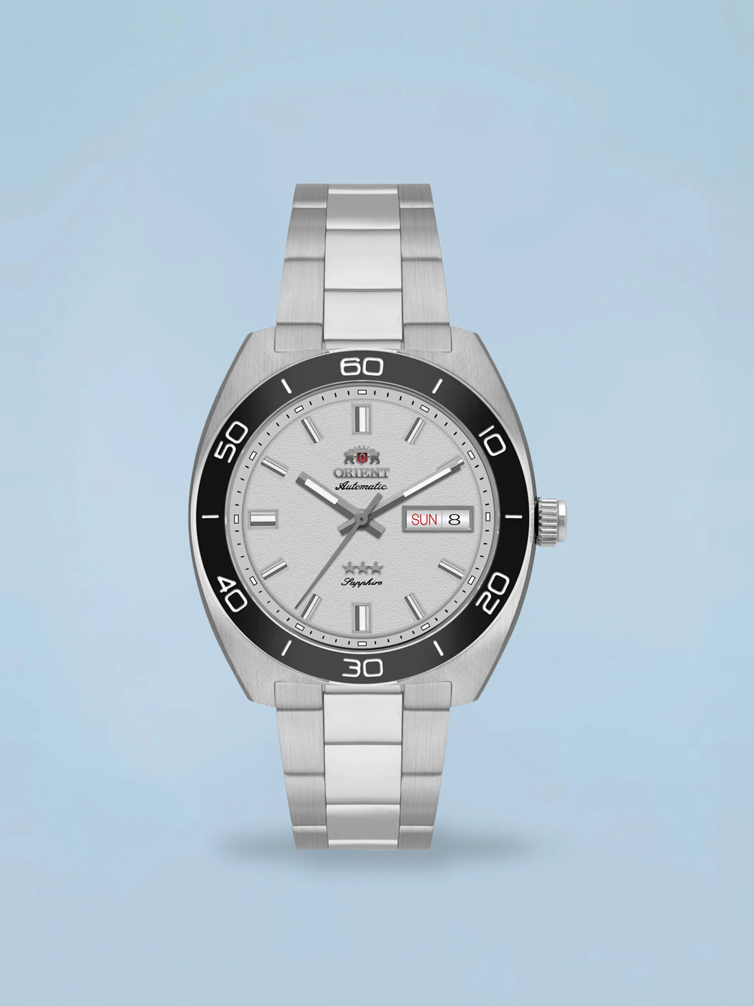 Orient Elegance 3 Estrelas Automático Branco Aço