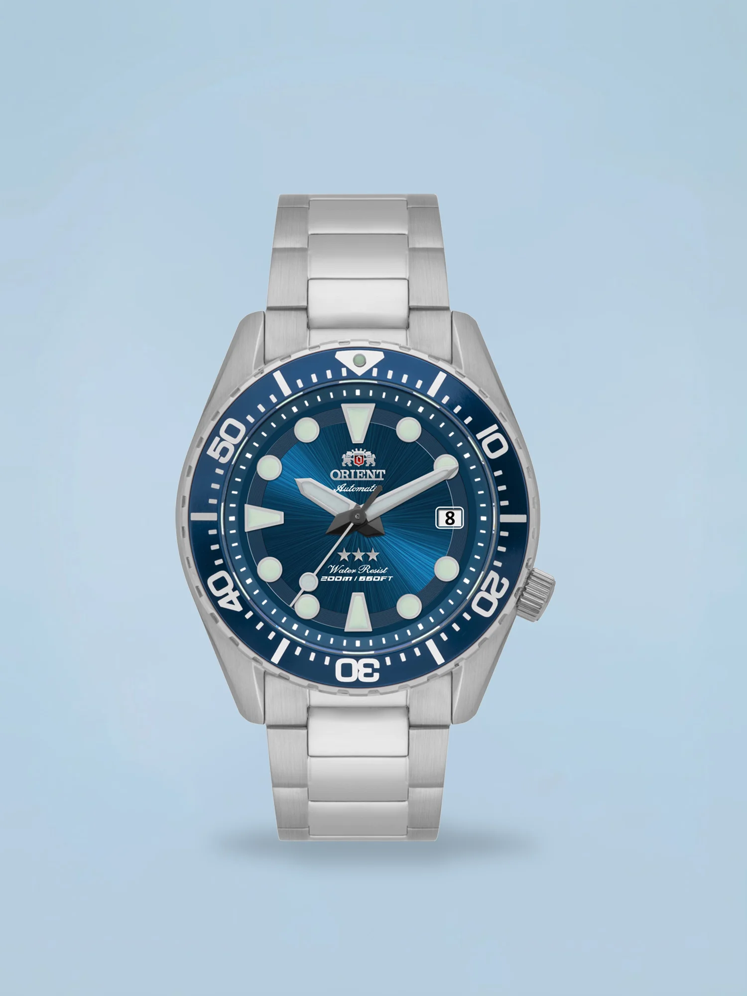 Orient Sport Sea Diver ISO 3 Estrelas Automático Azul