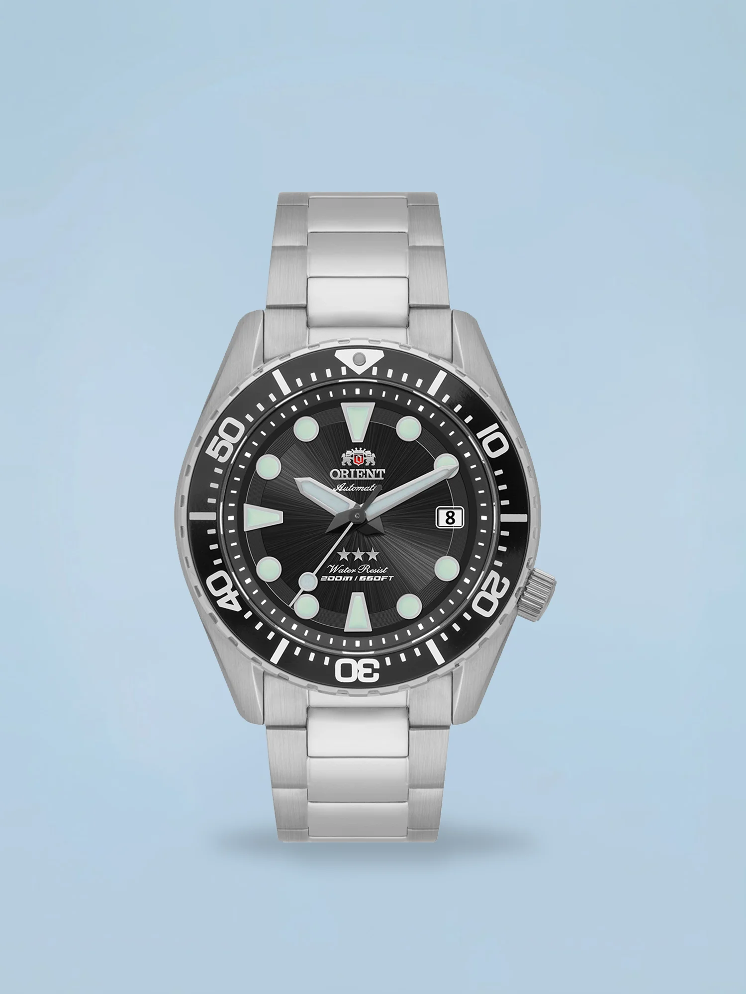 Orient Sport Sea Diver ISO 3 Estrelas Automático Preto