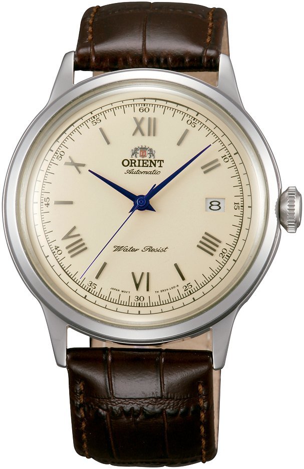 Orient Bambino Classic V2 Automático Bege Couro