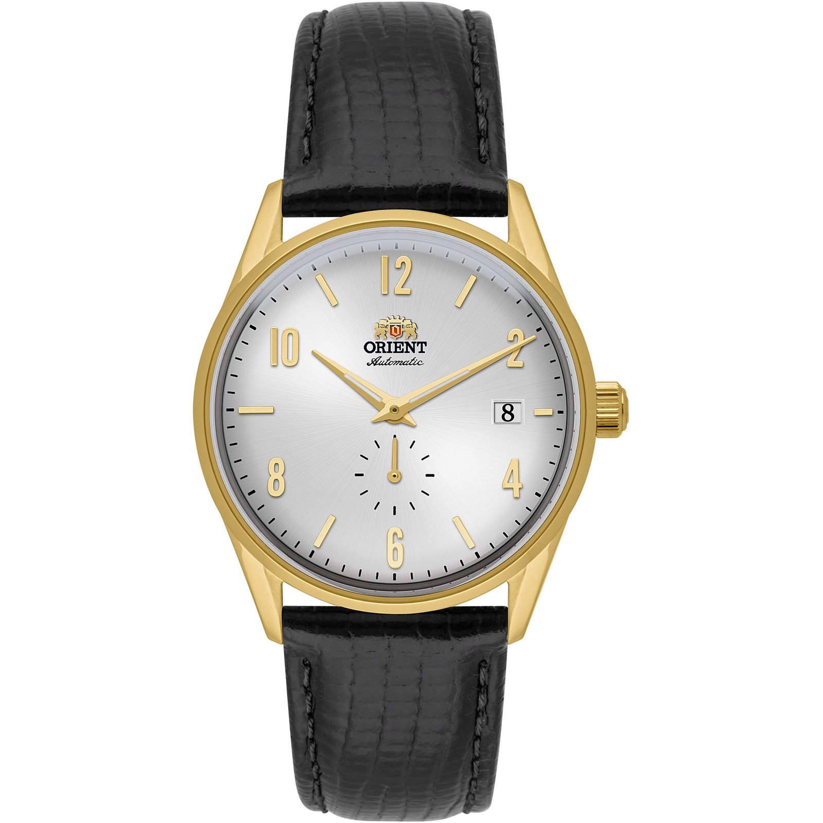 Orient Special Calibers Automático Dourado e Branco Couro