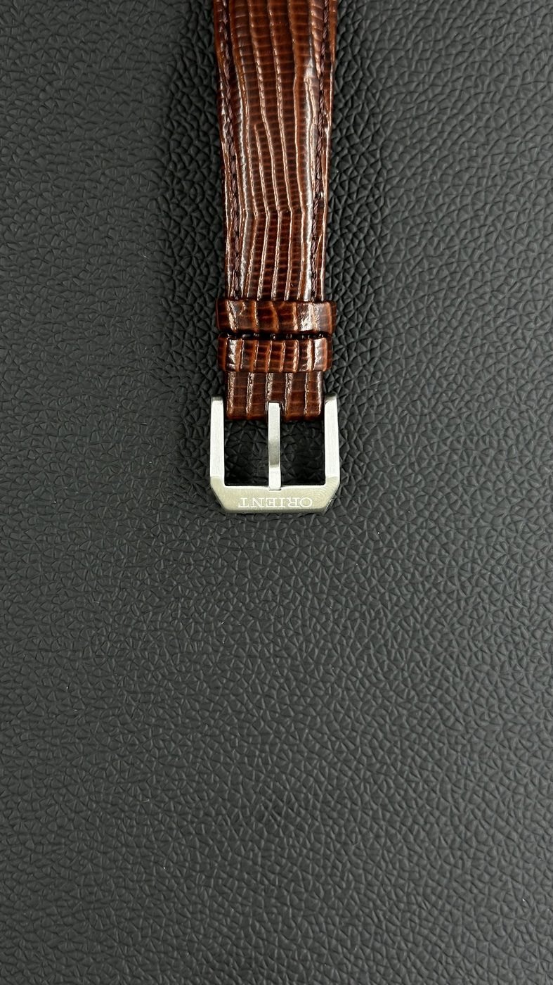 Orient Special Calibers Preto e Dourado Couro