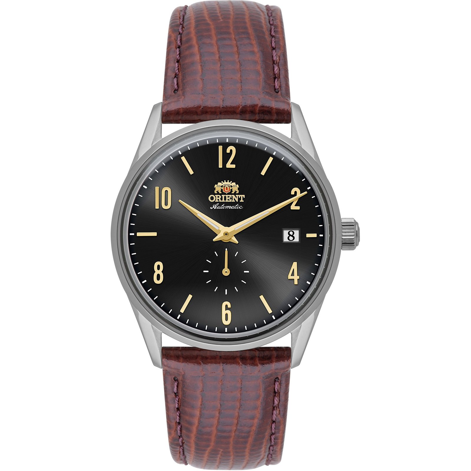 Orient Special Calibers Preto e Dourado Couro