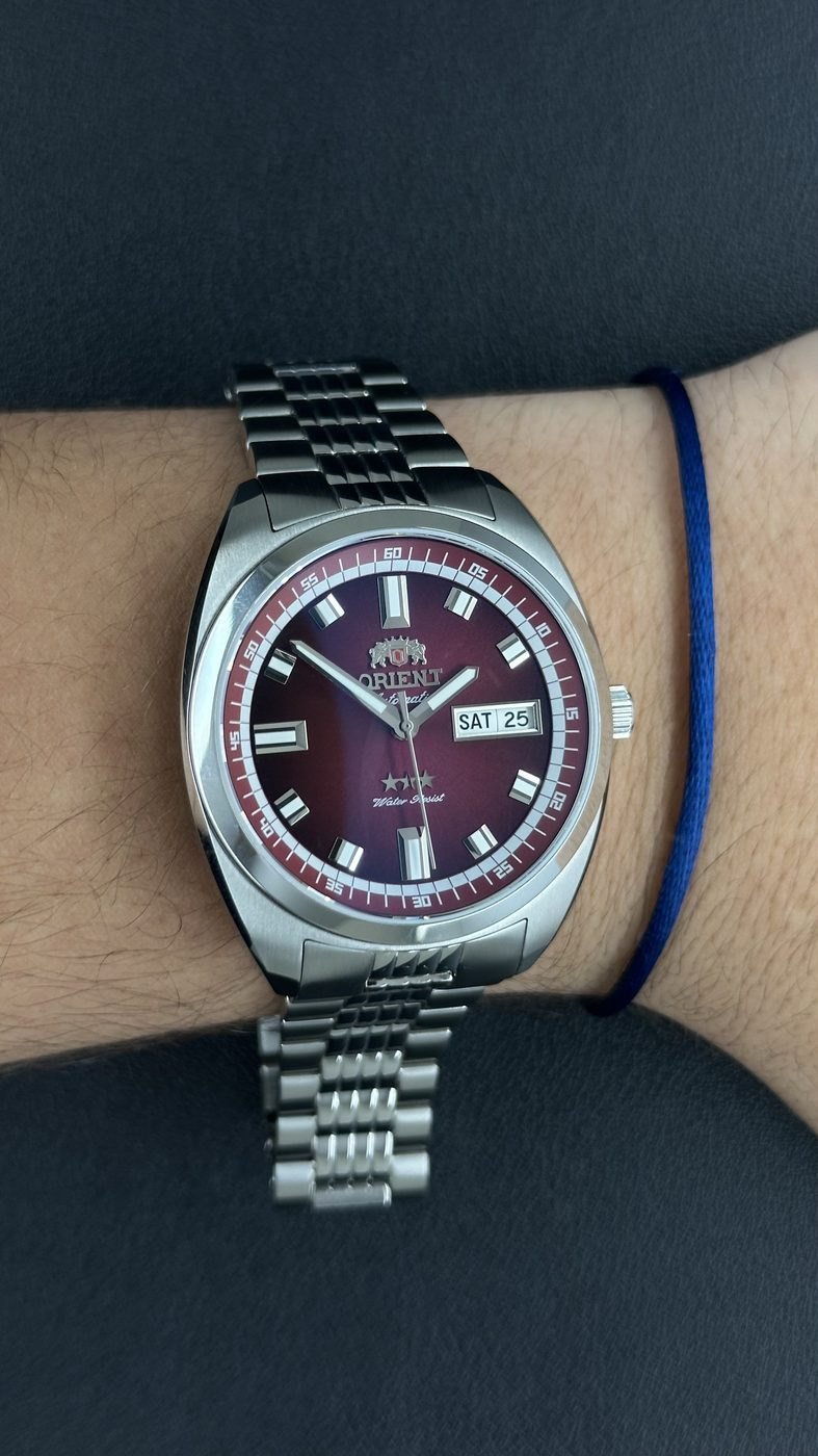 Orient Heritage 3 Estrelas Automático Vermelho
