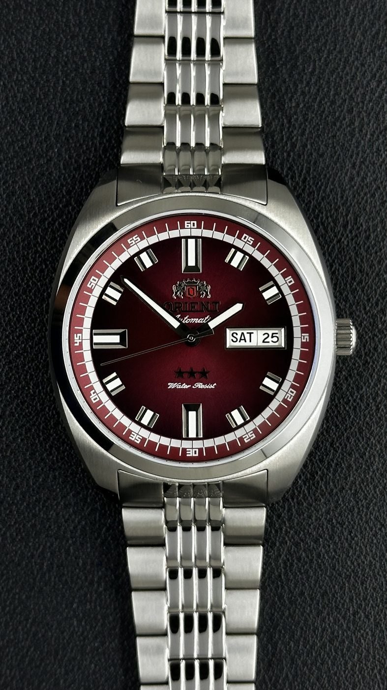Orient Heritage 3 Estrelas Automático Vermelho