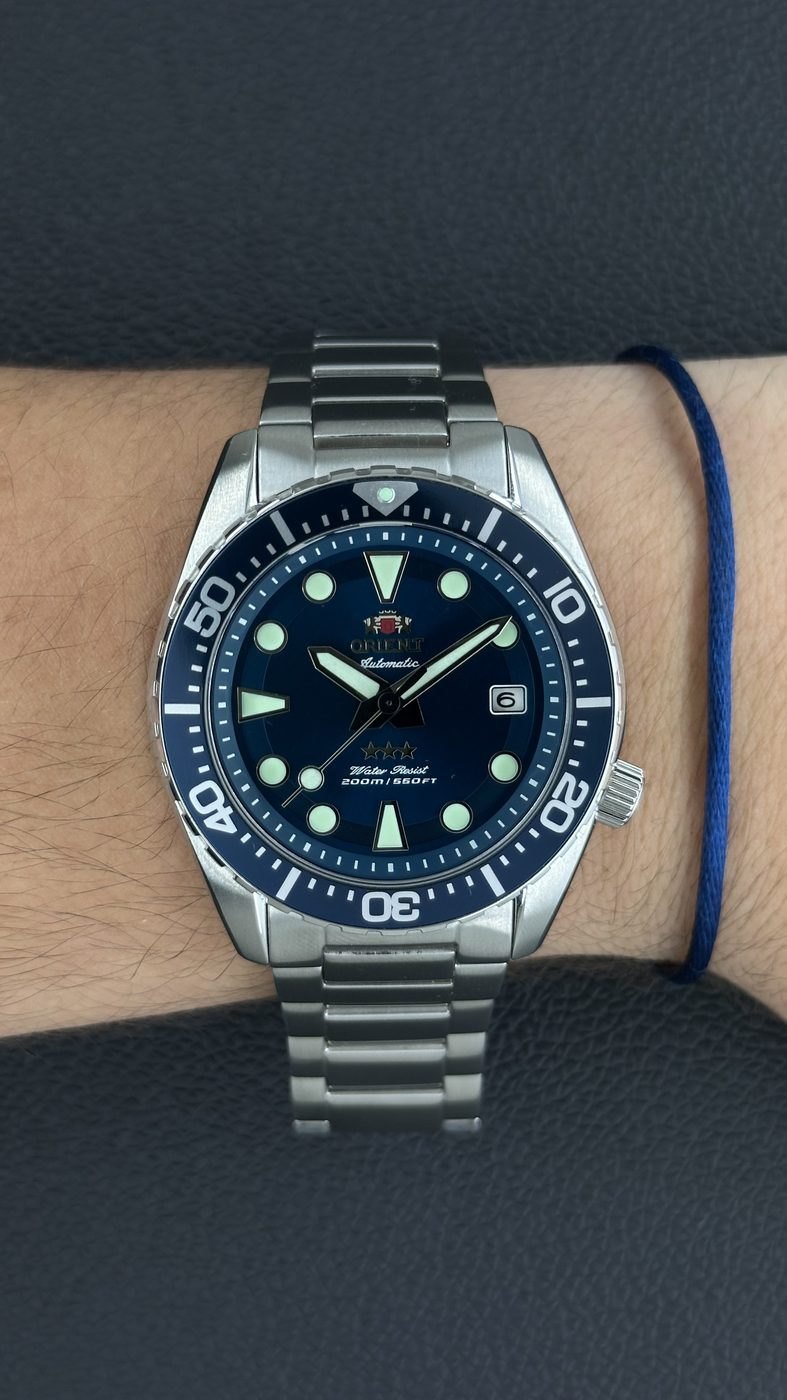 Orient Sport Sea Diver ISO 3 Estrelas Automático Azul