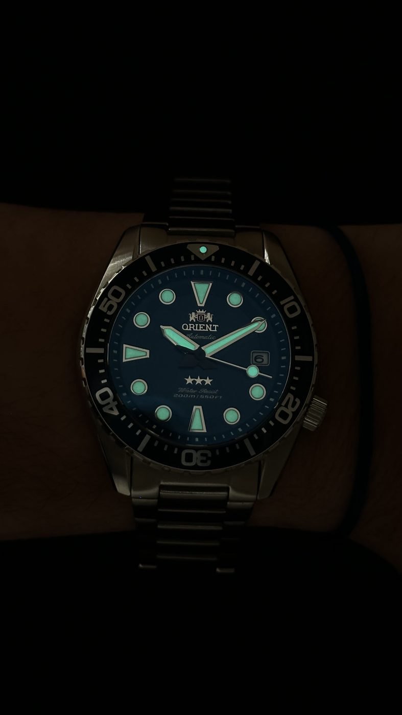 Orient Sport Sea Diver ISO 3 Estrelas Automático Azul