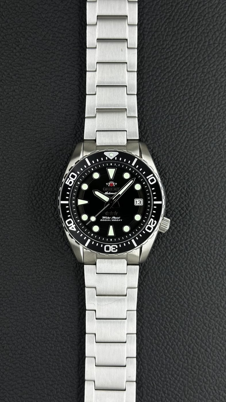 Orient Sport Sea Diver ISO 3 Estrelas Automático Preto