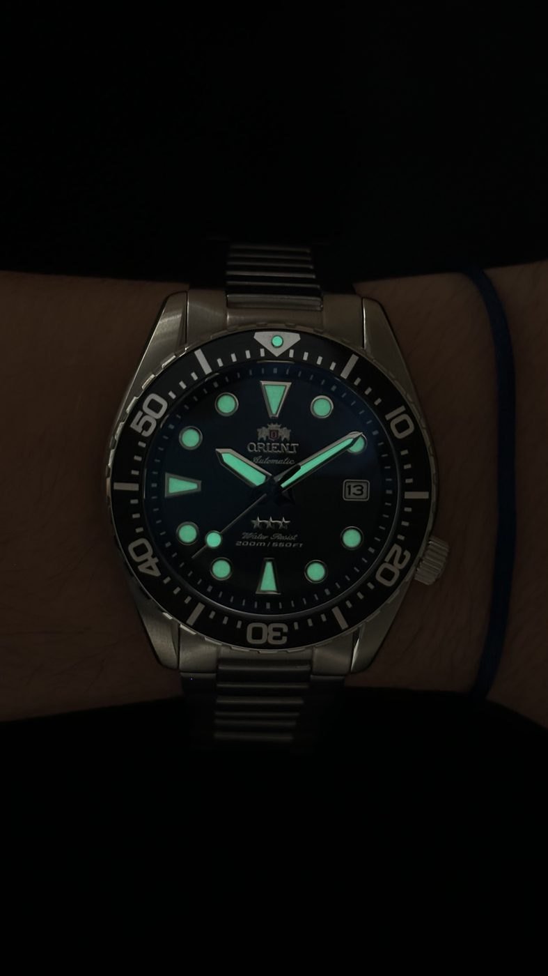 Orient Sport Sea Diver ISO 3 Estrelas Automático Preto