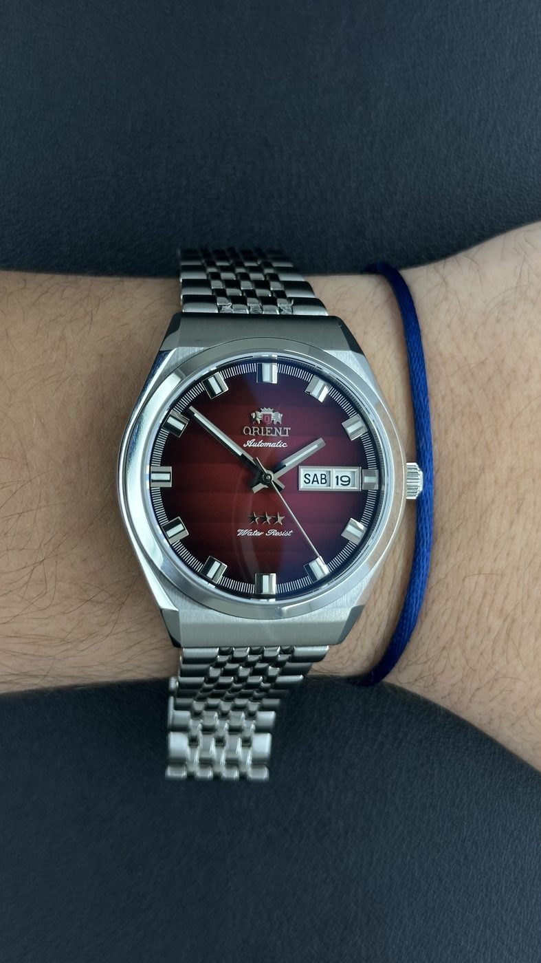 Orient Heritage 3 Estrelas Automático Vermelho