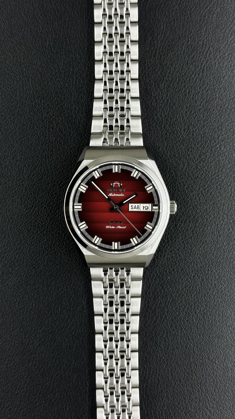 Orient Heritage 3 Estrelas Automático Vermelho