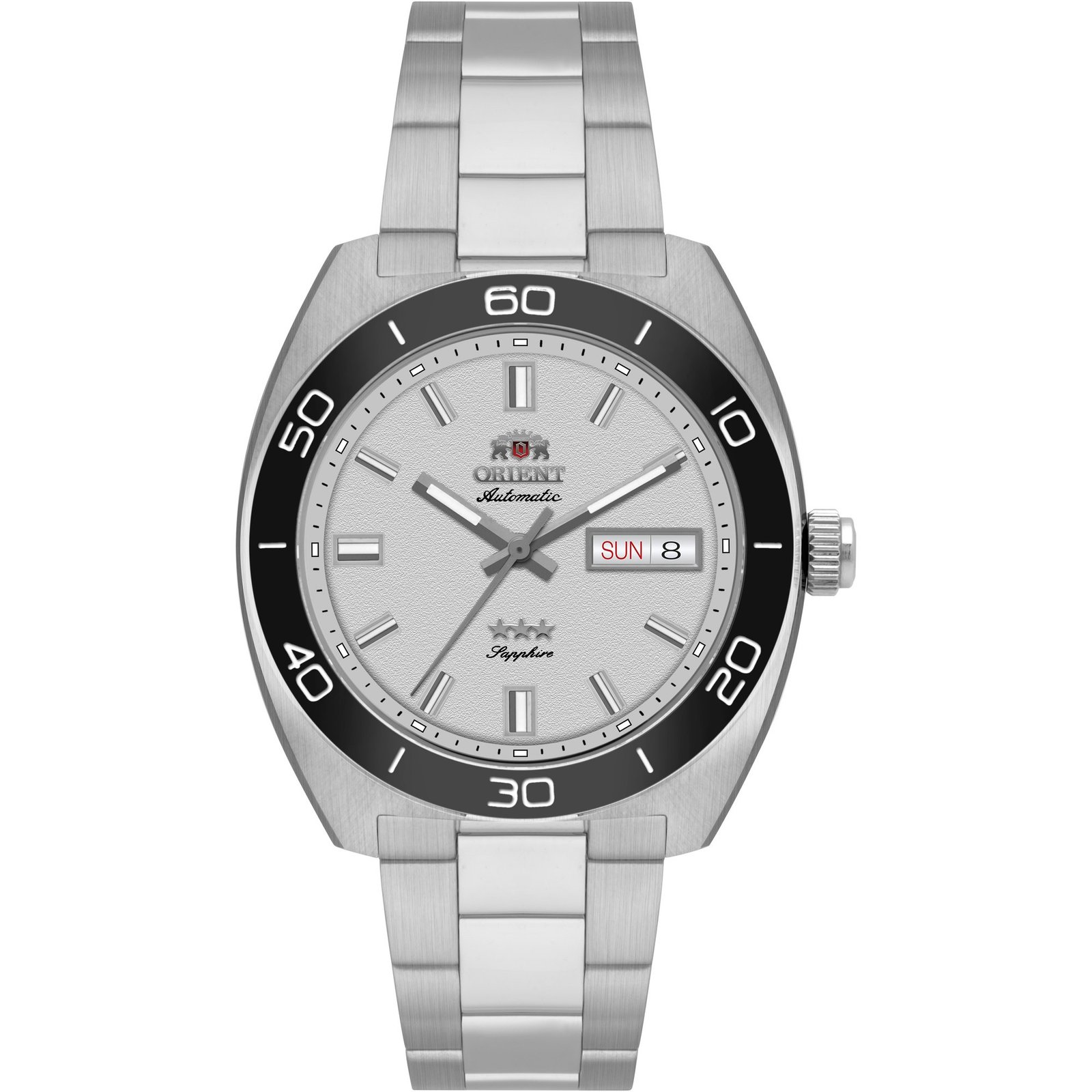 Orient Elegance 3 Estrelas Automático Branco Aço
