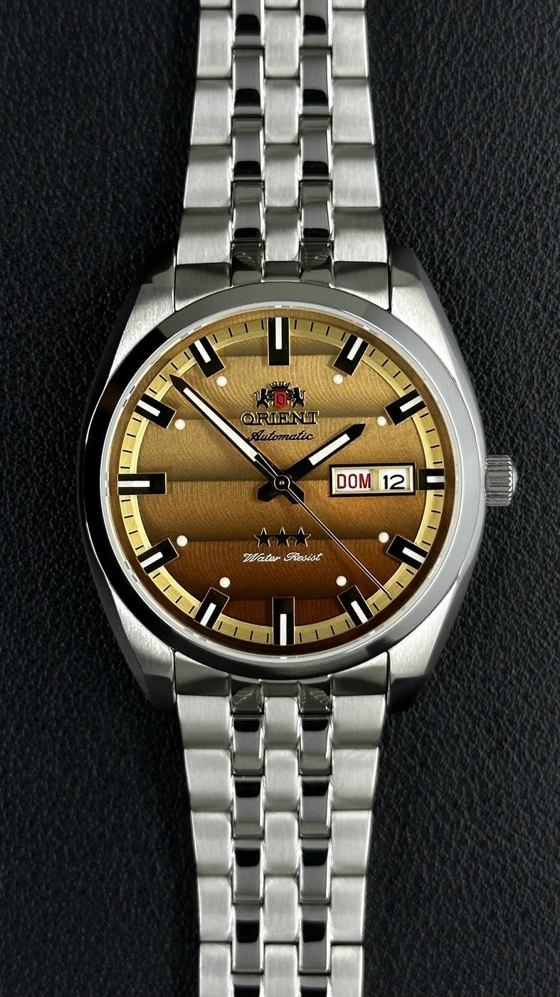Orient Heritage 3 Estrelas Automático Pôr do Sol
