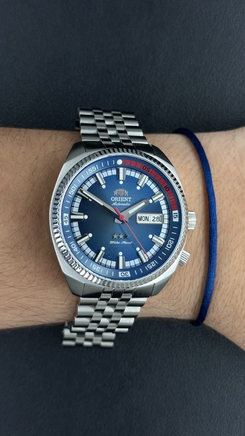Orient Heritage 3 Estrelas King Diver Automático Azul