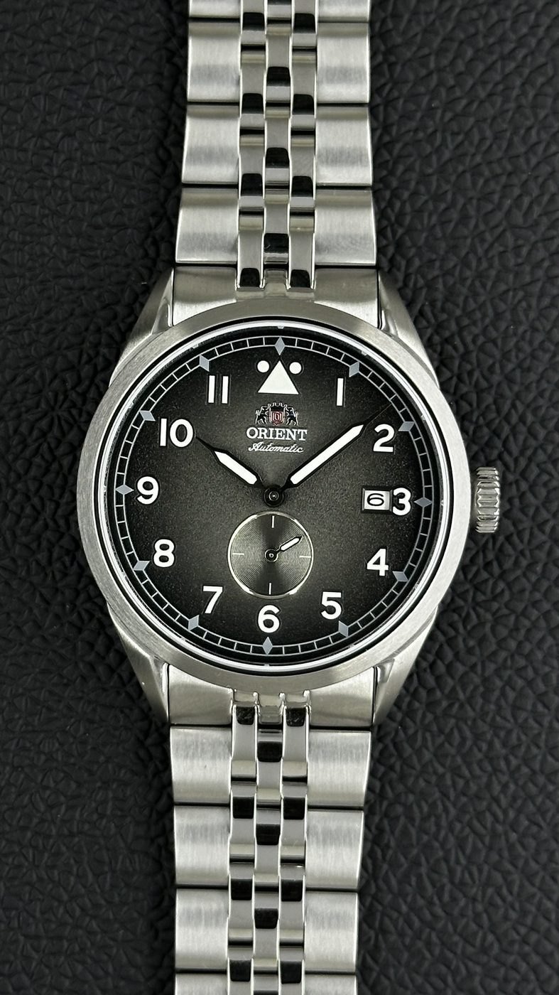 Orient Special Calibers Pilot Automático Cinza / Preto