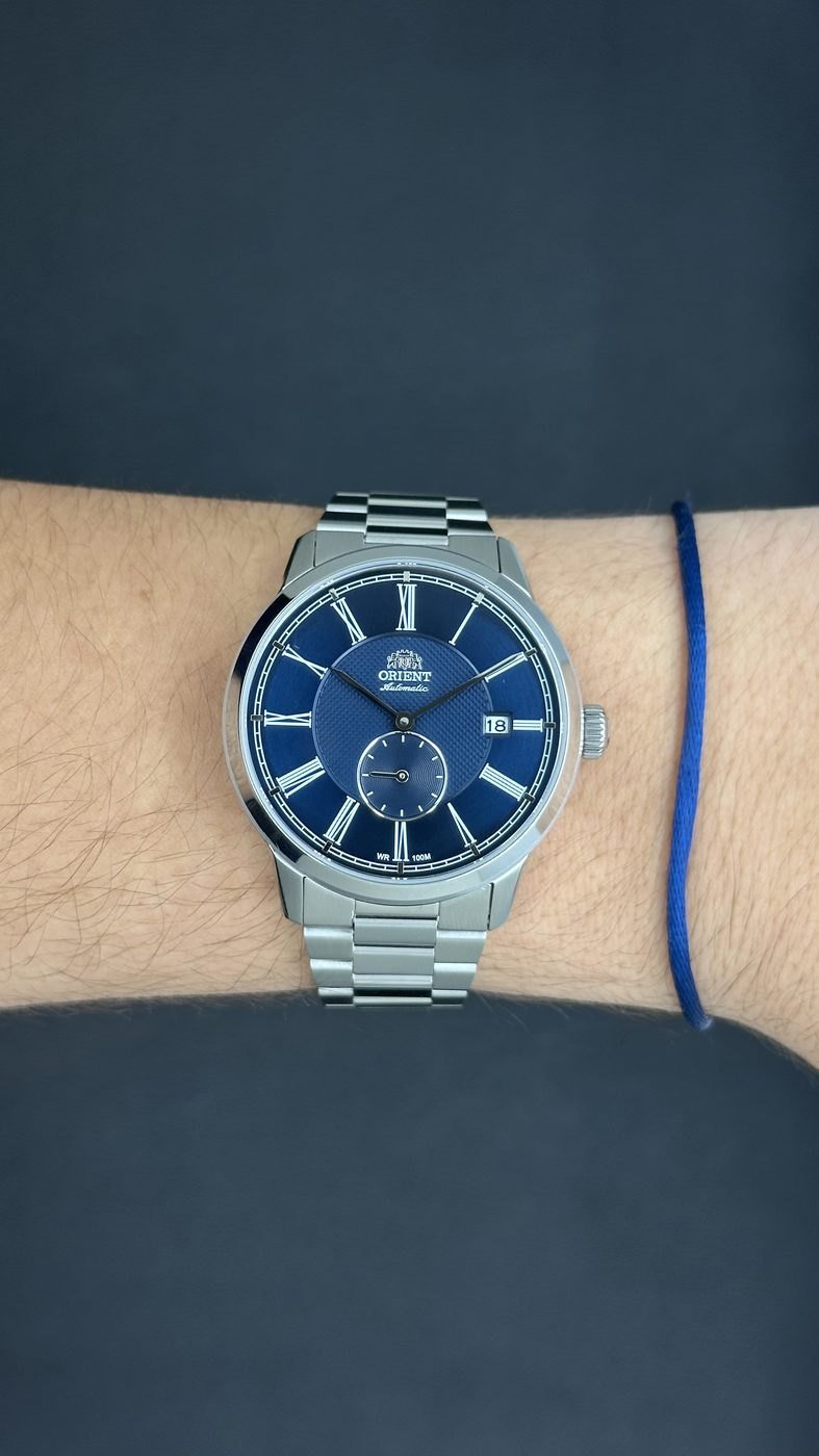 Orient Special Calibers Romano Automático Azul Marinho
