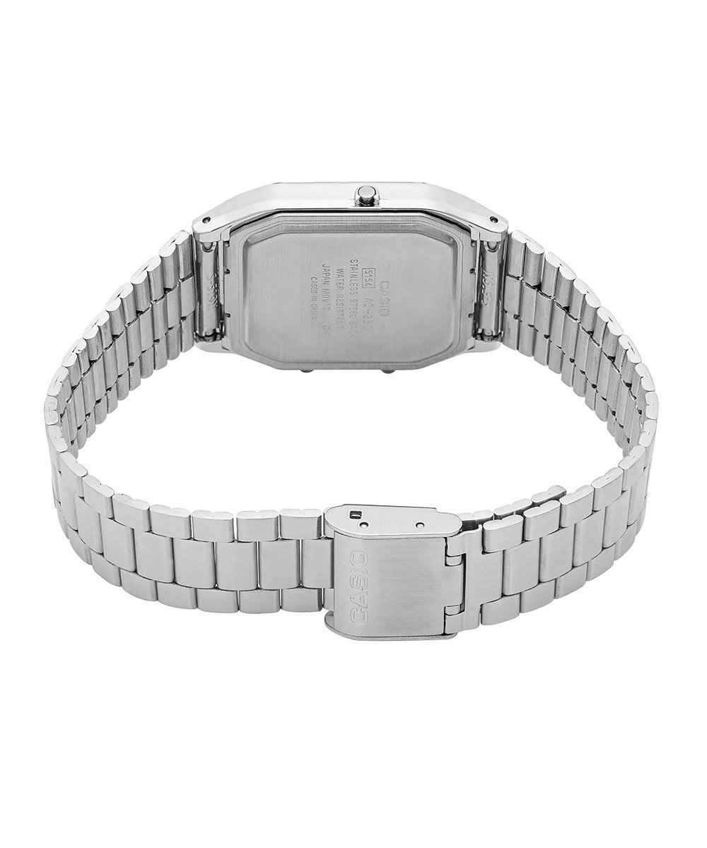 Casio Vintage Anadigi AQ-230A-1DMQ Preto