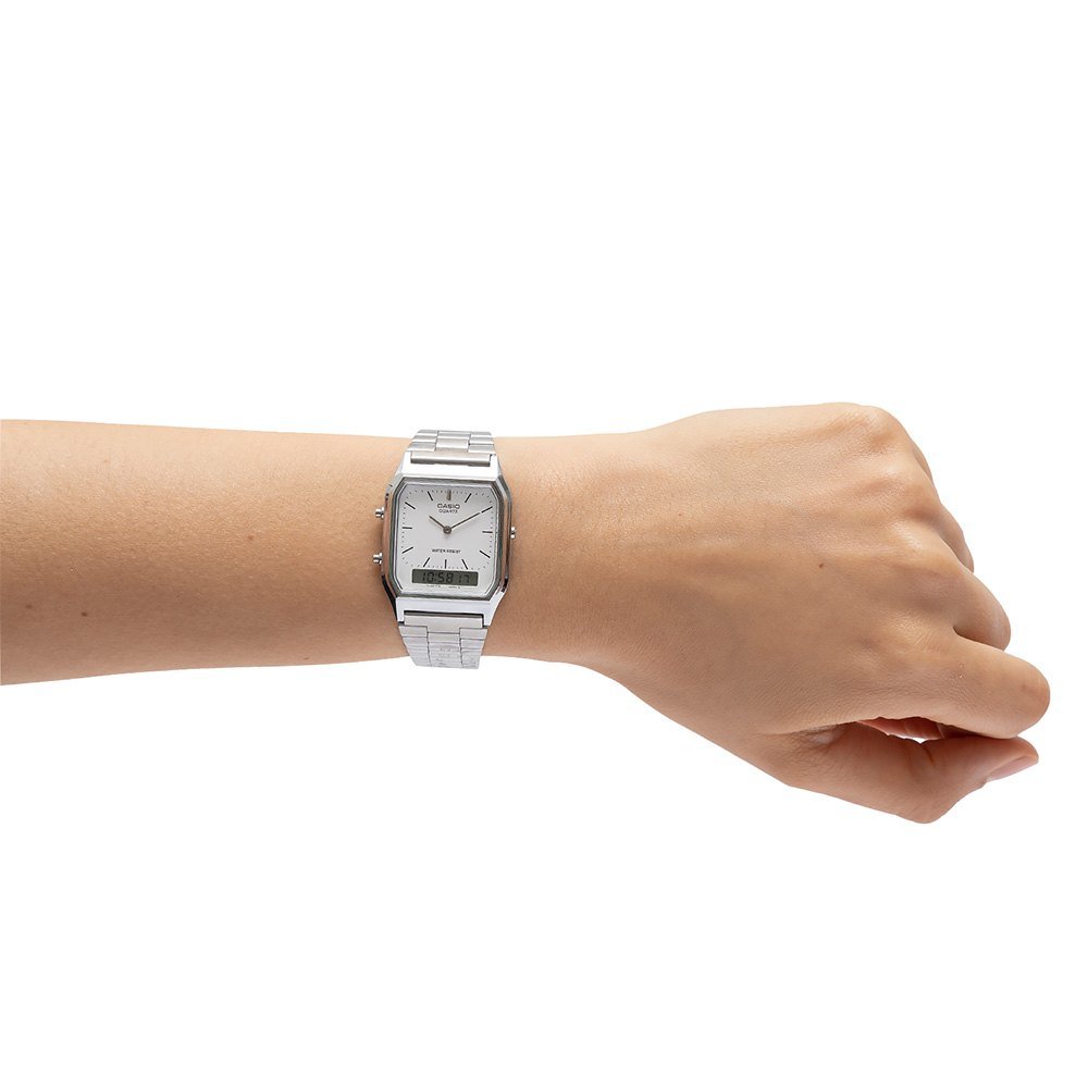 Casio Vintage Anadigi AQ-230A-7DMQ Branco